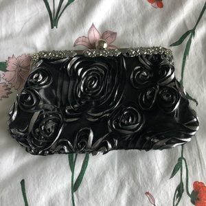 Black rose clutch